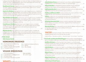 Menu Design By Kessler Creative
